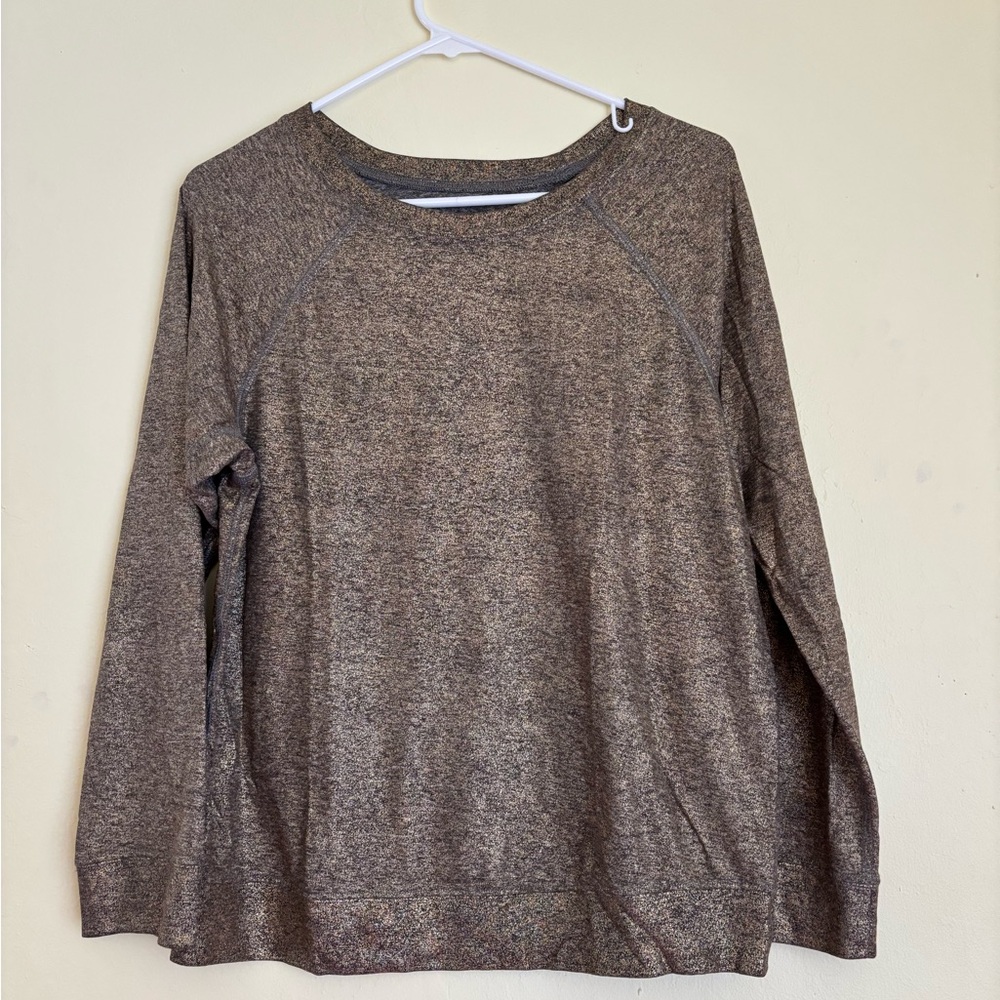 Current/Elliott Heather Gold Crewneck Pullover